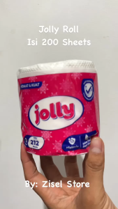 PAKET 10 PCS TISSUE JOLLY ROLL 200 SHEETS 2ply TISSU GULUNG