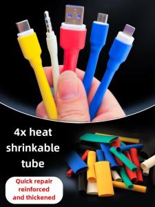 USB Cable Protection Sleeve Heat Shrink Tube Fabulous Repair Product for Apple 15Promax Huawei Android Typec Phone 2