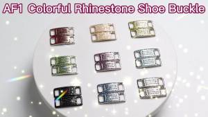 2Pcs Colorful Rhinestone Laces Shoe Decoration Jeweled Sneaker Shoe Charms Girl Gift DIY Shoelaces Buckles Shoes Accessories