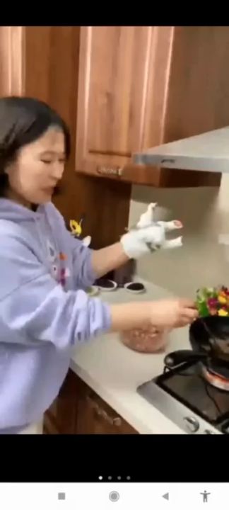 Alat Penjepit Peniris Gorengan Penggorengan 2 In 1 Peniris Saringan Tirisan Minyak Stainless
