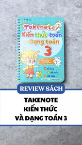 Sách - TakeNote - Kiến Thức Toán Và Dạng Toán 3 - MEGA - Newshop