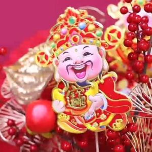 Momo Chinese New Years Decoration 2026 Set with Money Tree for Center TableGod of Wealth Feng Shui Lucky Charm DisplayPineapple DecorationChinese Wall DecorationChinese Knot CharmChinese Lantern & New Year Banner for Wall Home Decorations Display