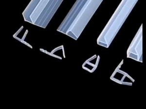 2M Clear Flexible Glass Edge Strip U Shape Rubber Glass Furniture Edge Trim Protector