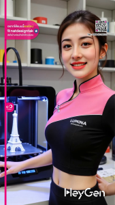 โมเดล หอไอเฟล งานพิมพ์ 3D ของที่ระลึก ของฝาก ของขวัญ