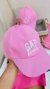 VN A584 | 3IN1 GIRLS KIDSWEAR OOTD DENIM TERNO w/ HAT | PINK 1-7YO