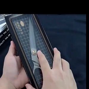 กรรไกรขนาดใหญ่สไตล์ยี่ปุ่น กรรไกรตัดผ้า มืออาชีพ กรรไกรสแตนเลส กรรไกรตัดหนัง 100% ปลอดภัย