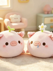 GUAIBUDIAN | Sleep Aiding Stuffed Pig Plush Toy