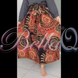 Rok Batik Jumbo Mayung Wanita Pekalongan Terlaris Lebar Bawah Free Ring By BellaQ