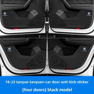 Volkswagen Car Door Kick Protection Pad Teramont X Magotan B8 Tiguan L New Passat Sagitar CC Tharu Interior Protection Restoration