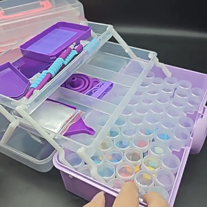 [Ready Stock]1008PCS complete set of materials Packaging DIY handmade tools Guca gifts Stickers kids keychain 咕卡 咕盘 贴纸 咕卡套装