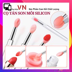 Cọ Môi Tán Son Trang Điểm Makeup Bằng Silicon Trong Suốt Dễ Tán - Cọ Tán Son Cực Mịn Tán Cực Đều Cọ Trang Điểm Cọ Tán Phấn Makeup Đầu Tròn Đa Năng / Cọ Trang Điểm Che Khuyết Điểm Giúp Tán Son Không Lem Khó Trôi