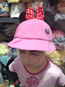 T.I - Topi Anak Perempuan Oops Minnie Pita Bucket Hat Import