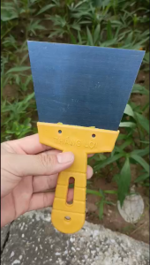 Dao Bả Thép Đen Matit 12cm (RẺ) Cán Nhựa Cầm Tay Đa Năng Dụng Cụ Trét Bề Mặt Tiện Lợi