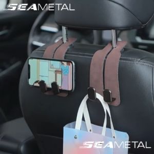 🚀ประเทศไทย🚀ตะขอแขวนรถยนต์ ตะขอแขวนเบาะรถยนต์ ตะขอแขวนคู่ อุปกรณ์ตกแต่งรถยนต์