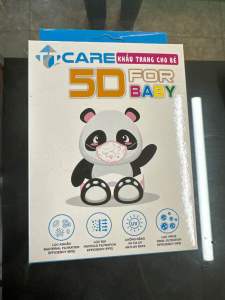 Khẩu trang 5D cho bé