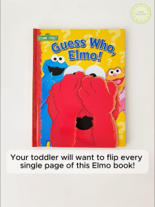 Sesame Street: Guess Who Elmo! | Interactive Board Book | Age 2-5 | Baby Toddler | Learning Bedtime Story Birthday Gift