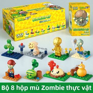 HANLIANG | Đồ Chơi Xếp Hình Chủ Đề Plants vs Zombies Cho Trẻ Em