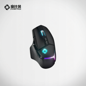 Tri-Mode Wireless Charging Gaming Office Mouse with Macro Programming