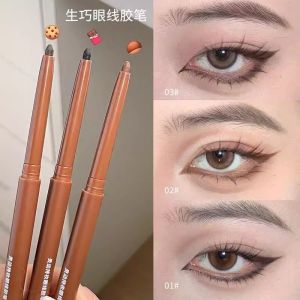 New Beginner Eyeliner 3 Second Dynamic Line Glue Pen Long Lasting No Smudging Fine Tip Brown Womens Fashion Hair Accessories