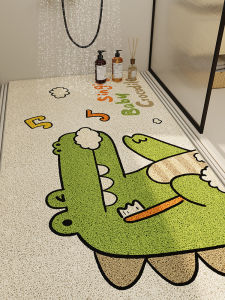 Bathroom Bathing Special Footpad Anti-slip Pad Childrens Bathroom Silk Circle Floor Mat Hollow Water Filter Pad Anti-fall Mat