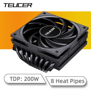 TEUCER UT Series Tiny Titan CPU Cooler Compact Quiet and High-Performance for AM4/AM5/LGA 2011/1200/1700/X99