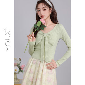 YOUXIANG | Áo Len Hàn Quốc Cổ V