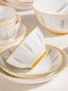 JINGDITAOCI | Dụng Cụ Ăn Mới Glaze Dưới Màu Sứ Nhật Bản Jingdezhen