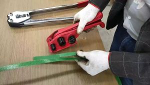 Manual Strapping Tensioner Packing Pliers Set Plastic Strap Binding Machine Packer Packing Tool