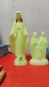 Mother Mary Luminous/Holy Family Luminous Glow in the Dark Statue