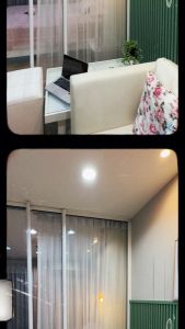 ไม้ระแนงทำฝ้า ไม้ระแนงภายใน ไม้ระแนง WPC น้ำหนักเบา ติดตั้งง่าย รุ่นFo16-Cherry