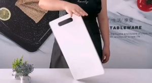 White Plastic Cutting Board Kitchen Chopping Board Papan Pemotong Serbaguna Terbal