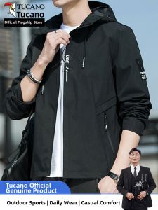 TUCANO | Hooded Work Jacket Mens Casual Loose Sports Coat
