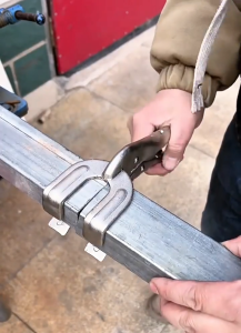 9 Inch Heavy Duty U Shape Welding Pliers Adjustable Locking Clamp Vice Grip Curved Jaw Sheet Metal Welder Mechanic Tool