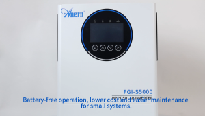 Anern Hybrid Solar Inverter 24V MPPT 5KW Off Grid Hybrid Inverter 24VDC to 220VAC Max 450VDC PV Input