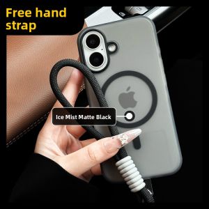 DAIMANG | Matte iPhone 12-16 Compatible Case With Rope Design