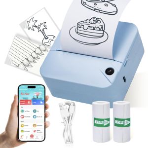 [Wireless Thermal Printer]Wireless Mini Thermal Printer Portable Label Maker | 200dpi High Resolution App & Wireless