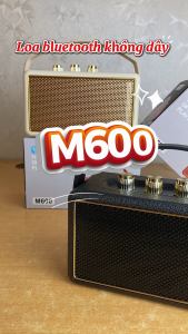 Loa Bluetooth M600 Nghe Nhạc Đỉnh Cao – Công Suất Lớn Thiết Kế Bền – Phù Hợp Học Tập & Giải Trí