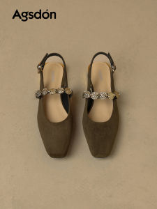 Agsdon | Comfy French Style Thick Sole Sandals For Dress Wear