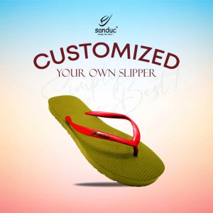 Sanduc Getah SR Perempuan Mix & Match Selipar Gold Warna Emas 6 warna