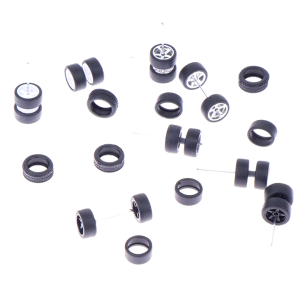 CANAMEK 1 Bộ DIY Racing xe đồ chơi 1:64 xe bánh xe cho lốp cao su với bánh xe trục mô hình sửa đổi một phần