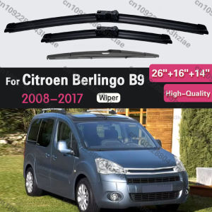 Ericks Wiper Front & Rear Wiper Blades Set For Citroen Berlingo B9 2008 - 2017 Windshield Windscreen Window Brushes 26"+16"+14"