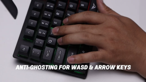 Alcatroz X-Craft XC 1000 Spill Proof Gaming Keyboard and Gaming Mouse with 7 Colour Light Effect