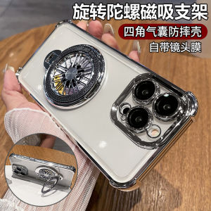 Apple iPhone 11 pro Max Silicone Case with Built-In Lens Film Full Cover Airbag Anti-Fall Transparent Soft New Model Protective Shell
