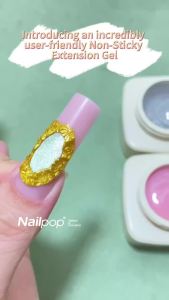 NAILPOP | Nailpop No TPO HEMA Non Sticky Extension Gel for Nails Art Manicure Sculpting UV LED Curing Easy Custom Patterns for DIY