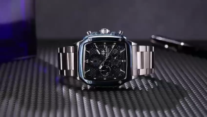DISKON Evans Jayden Jam Tangan Pria 9554-2 Rantai Stainless Steel Kaca Sapphire Chronograph Water Resistant 5ATM