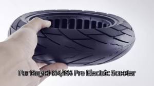 10X2.5 Electric Scooter Puncture Proof Anti Shock Solid Tire For KUGOO M4 M4Pro Wear Resistant Tires Durable Repair Parts