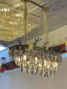 Đèn Chùm Thả Pha Lê Kích Thước Lớn Sang Trọng Hiện Đại  Đổi Màu 3 Chế Độ Sáng Đẹp Mắt - Bảo Hành 5 Năm