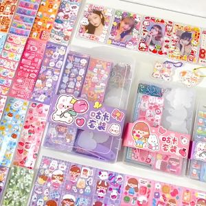 Set Sticker Guka Lengkap Mainan Kanak Kanak Bahan DIY Perempuan Hiasan Buku Nota Kreatif Sticker Cute Kids Goo Card Sticker Set Murah Goo Chuck Goo Plate Gooka Full Set Material Pack 咕卡贴纸套装儿童玩具咕卡盘女孩手帐贴纸全套咕卡套装材料包 E412