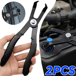2PCS Car Disassembly Plier 30/80 Degree Push Pin Plier Remover Tool Auto Upholstery Trim Pry Bar Car Interior Repair Disassembly Tools