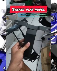 Bracket Braket Breket dudukan tempat Plat No Vixion NVL NVA Tebal Dudukan tempat Plat No Vixion Old New